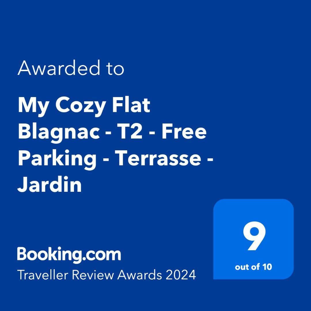 My Cozy Flat Blagnac - T2 - Free Parking - Terrasse - Jardin Apartment Luaran gambar